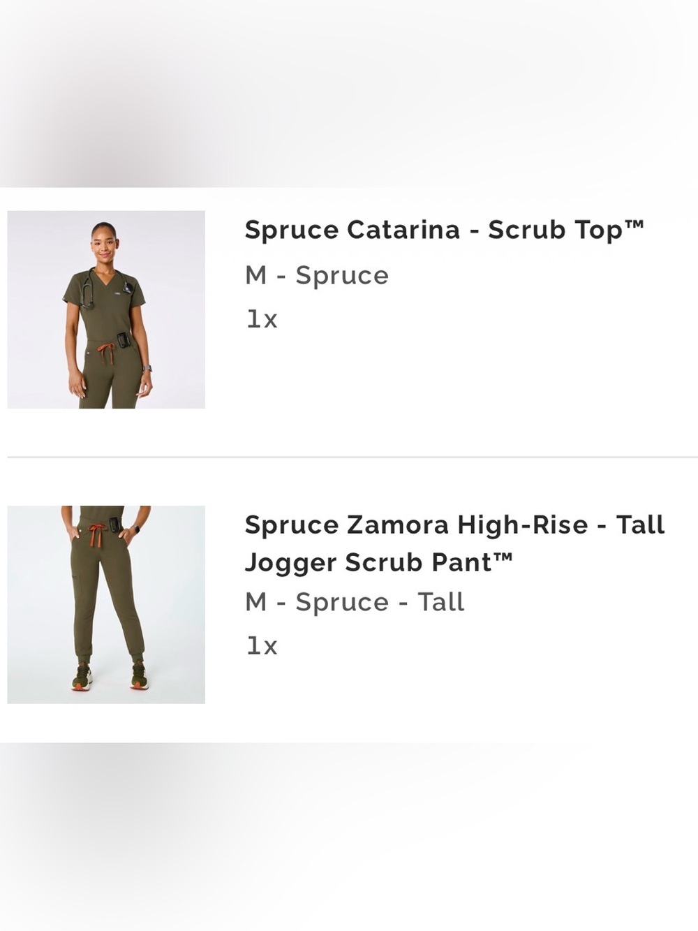 Figs Spruce High-Rise Jogger Scrub Pant